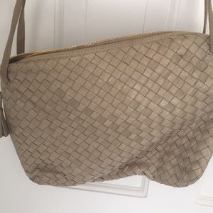 Bottega Veneta taupe purse